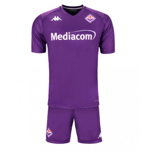 Fotbalové Dres Fiorentina Dětské Domácí 2024-25 Krátký Rukáv (+ trenýrky)